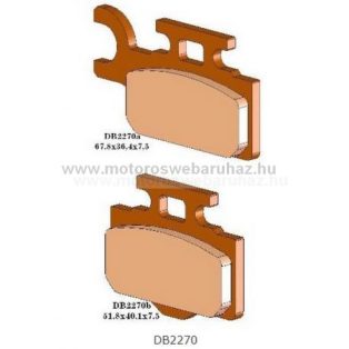   Fékbetét DELTA BRAKING (DB2270 MXN) Szinteres fékbetét -Cross, enduro