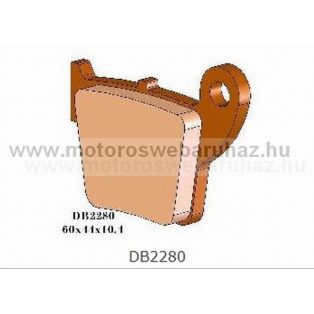   Fékbetét DELTA BRAKING (DB2280 MXN)Szinteres fékbetét -Cross, enduro