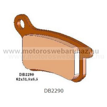 Fékbetét DELTA BRAKING (DB2290 MXN) Szinteres fékbetét -Cross, enduro