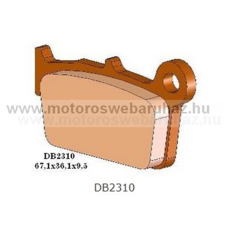 Fékbetét DELTA BRAKING (DB2310 MXN) Szinteres fékbetét -Cross, enduro