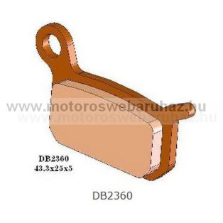   Fékbetét DELTA BRAKING (DB2360 MXN) Szinteres fékbetét -Cross, enduro