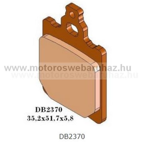 Fékbetét DELTA BRAKING (DB2370 MXN) Szinteres fékbetét -Cross, enduro