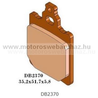   Fékbetét DELTA BRAKING (DB2370 SRN2) Szinteres fékbetét Robogókhoz