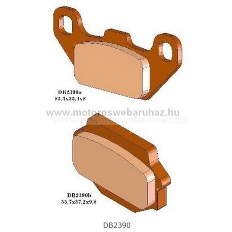 Fékbetét DELTA BRAKING (DB2390 QDN) Szinteres fékbetét Quadokhoz