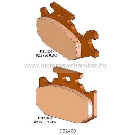 Fékbetét DELTA BRAKING (DB2400 QDN) Szinteres fékbetét Quadokhoz