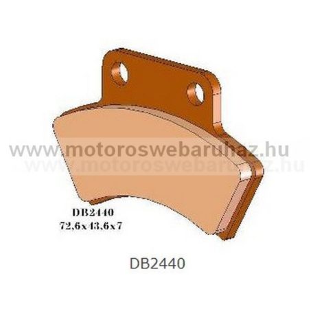 Fékbetét DELTA BRAKING (DB2440 QDN) Szinteres fékbetét Quadokhoz