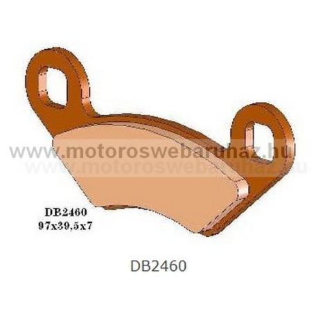 Fékbetét DELTA BRAKING (DB2460 QDN) Szinteres fékbetét Quadokhoz