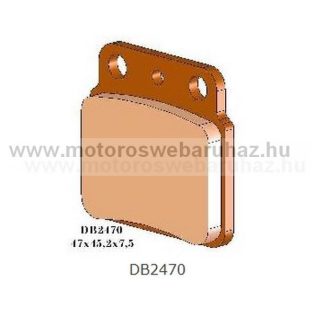   Fékbetét DELTA BRAKING (DB2470 QDN) Szinteres fékbetét Quadokhoz