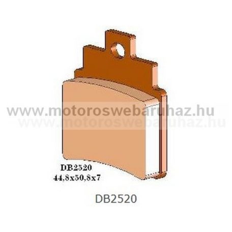 Fékbetét DELTA BRAKING (DB2520 QDN) Szinteres fékbetét Quadokhoz