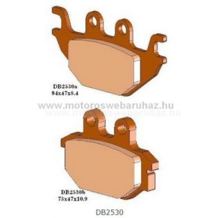   Fékbetét DELTA BRAKING (DB2530 QDN) Szinteres fékbetét Quadokhoz