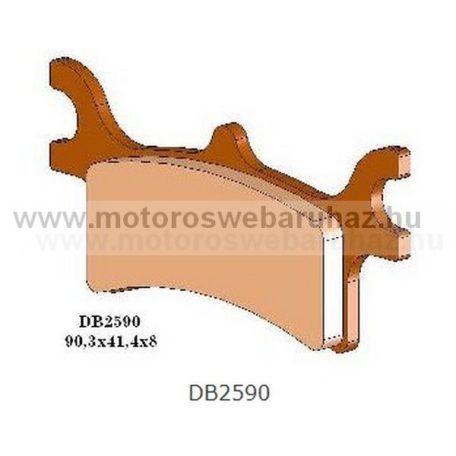 Fékbetét DELTA BRAKING (DB2590 QDN) Szinteres fékbetét Quadokhoz