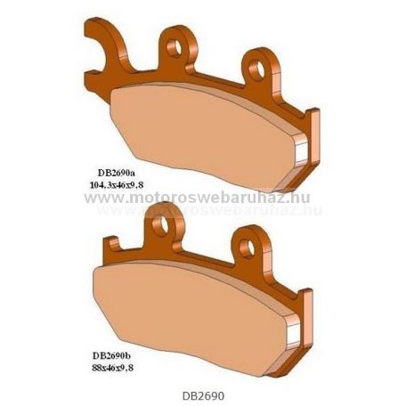 Fékbetét DELTA BRAKING (DB2690 MXN) Szinteres fékbetét -Cross, enduro