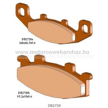 Fékbetét DELTA BRAKING (DB2720 MXN) Szinteres fékbetét -Cross, enduro