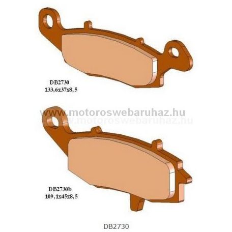 Fékbetét DELTA BRAKING (DB2730 MXN) Szinteres fékbetét -Cross, enduro