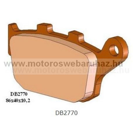 Fékbetét DELTA BRAKING (DB2770 RDN2) Szinteres fékbetét Utcai motorokhoz