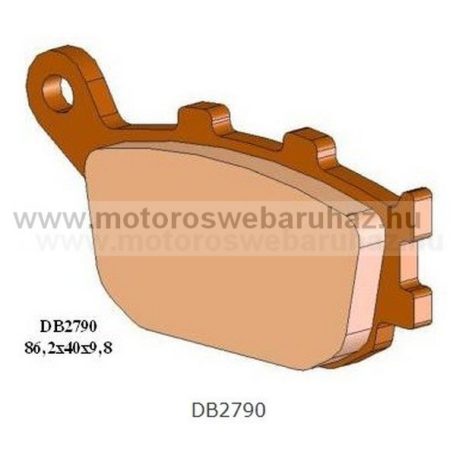 Fékbetét DELTA BRAKING (DB2790 RDN2) Szinteres fékbetét Utcai motorokhoz