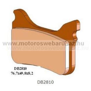   Fékbetét DELTA BRAKING (DB2810 MXN) Szinteres fékbetét -Cross, enduro
