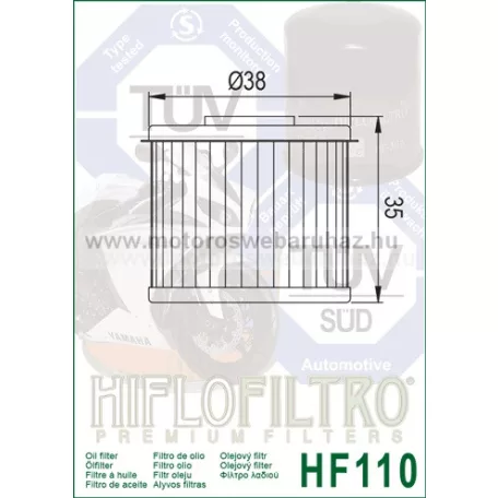 OLAJSZŰRŐ HIFLOFILTRO (HF-110)