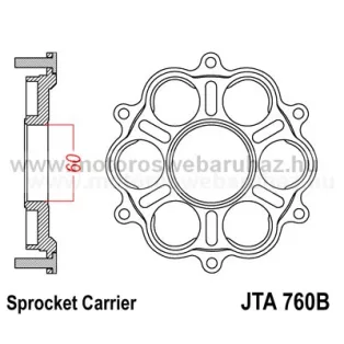 LÁNCKERÉK ADAPTER (JTA760B) FEKETE