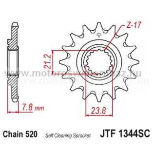 LÁNCKERÉK ELSŐ JT (JTF1344) 520-as LÁNCHOZ 