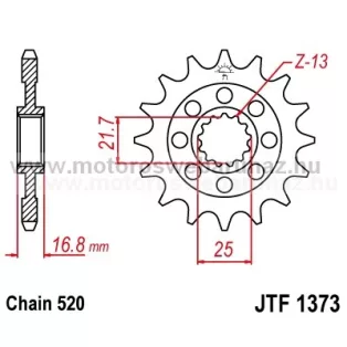 LÁNCKERÉK ELSŐ JT (JTF1373) 520-as LÁNCHOZ