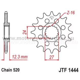 LÁNCKERÉK ELSŐ JT (JTF1444) 520-as LÁNCHOZ