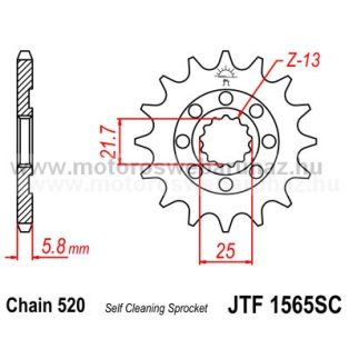 LÁNCKERÉK ELSŐ JT (JTF1565) 520-as LÁNCHOZ