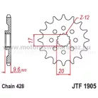 LÁNCKERÉK ELSŐ JT (JTF1905) 428-as LÁNCHOZ 