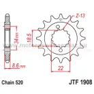 LÁNCKERÉK ELSŐ JT (JTF1908) 520-as LÁNCHOZ
