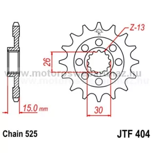 LÁNCKERÉK ELSŐ JT (JTF404) 525-ös LÁNCHOZ