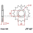 LÁNCKERÉK ELSŐ JT (JTF427) 520-as LÁNCHOZ