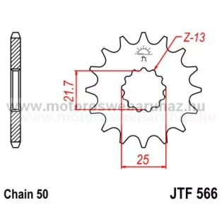 LÁNCKERÉK ELSŐ JT (JTF566)(513)(519) 530-as LÁNCHOZ
