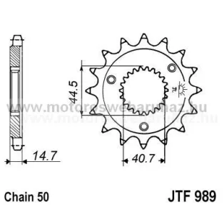 LÁNCKERÉK ELSŐ JT (JTF989) 530-as LÁNCHOZ