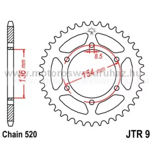 LÁNCKERÉK HÁTSÓ JT (JTR9) 520-as LÁNCHOZ