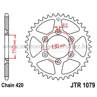 LÁNCKERÉK HÁTSÓ JT (JTR1079) 420-as LÁNCHOZ