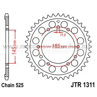 LÁNCKERÉK HÁTSÓ JT (JTR1311) 525-ös LÁNCHOZ