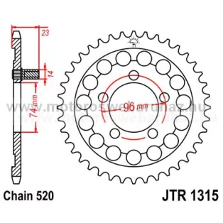 LÁNCKERÉK HÁTSÓ JT (JTR1315) 520-as LÁNCHOZ