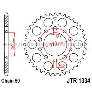 LÁNCKERÉK HÁTSÓ JT (JTR1334) 530-as LÁNCHOZ