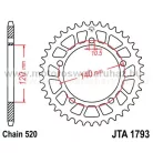 LÁNCKERÉK HÁTSÓ ALU JT (JTA1793) 520-aS LÁNCHOZ FEKETE