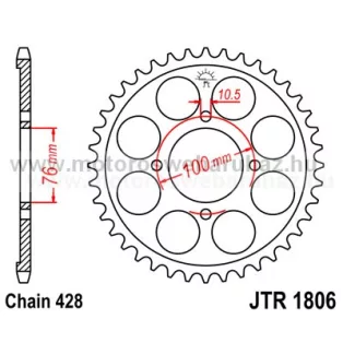 LÁNCKERÉK HÁTSÓ JT (JTR1806) 428-as LÁNCHOZ