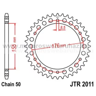 LÁNCKERÉK HÁTSÓ JT (JTR2011) 530-as LÁNCHOZ