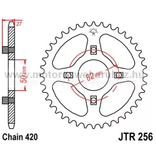 LÁNCKERÉK HÁTSÓ JT (JTR256) 420-as LÁNCHOZ