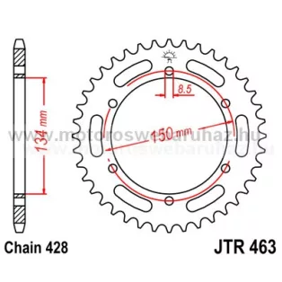 LÁNCKERÉK HÁTSÓ JT (JTR463) 428-as LÁNCHOZ