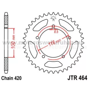 LÁNCKERÉK HÁTSÓ JT (JTR464) 420-as LÁNCHOZ