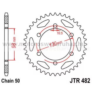 LÁNCKERÉK HÁTSÓ JT (JTR482) 530-as LÁNCHOZ