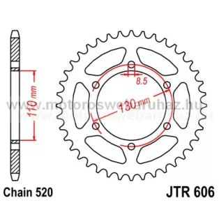 LÁNCKERÉK HÁTSÓ JT (JTR606) 520-as LÁNCHOZ