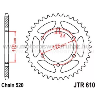 LÁNCKERÉK HÁTSÓ JT (JTR610) 520-as LÁNCHOZ