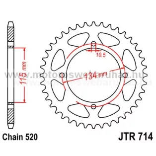 LÁNCKERÉK HÁTSÓ JT (JTR714) 520-as LÁNCHOZ