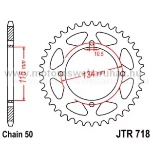 LÁNCKERÉK HÁTSÓ JT (JTR718) 530-as LÁNCHOZ
