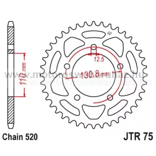 LÁNCKERÉK HÁTSÓ JT (JTR75) 520-as LÁNCHOZ